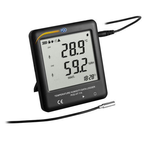 Datenlogger / Feuchtigkeit und Temperatur - PCE-HT 114 - PCE Deutschland GmbH - mit LCD-Display / für Kühlschrank / kompakt