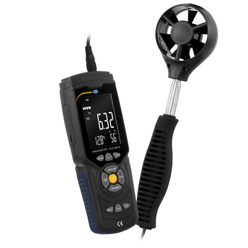 Flügelrad-Thermoanemometer - PCE-AM 45 - PCE Deutschland GmbH - tragbar / digital / batteriebetrieben