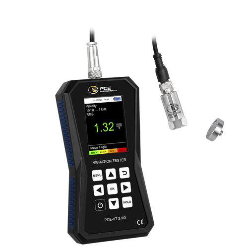 Einachs-Beschleunigungsmesser - PCE-VT 3700 - PCE Deutschland GmbH - Glasfaser
