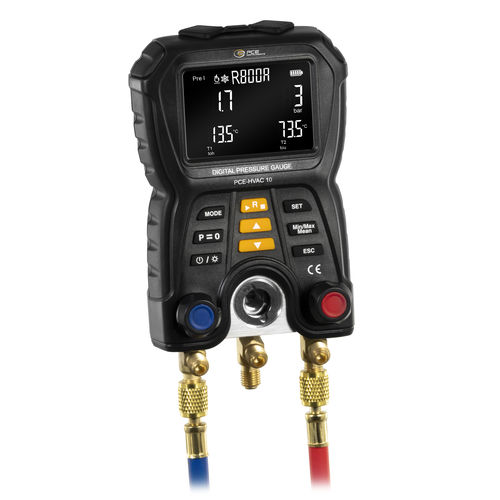 Differential-Druckanzeiger - PCE-HVAC 10 - PCE Deutschland GmbH - mit LCD-Display / IP42 / für HLK