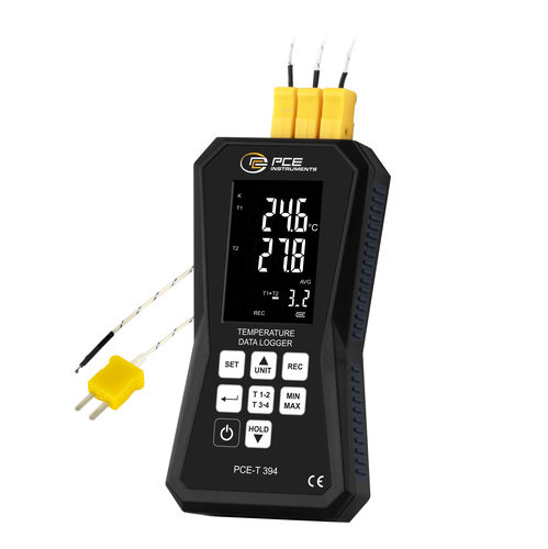 Temperatur-Datenlogger - PCE-T 394 - PCE Deutschland GmbH - USB / mit LCD-Display / Mehrkanal