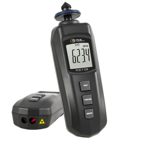 Kontakt-Tachometer - PCE-T 238 - PCE Deutschland GmbH - kontaktlos / Handgerät / digital
