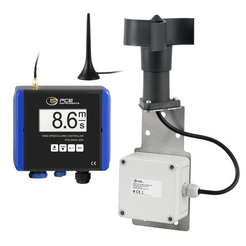 Flügelrad-Anemometer - PCE-WSAC 50W 230 - PCE Deutschland GmbH - IP65 / digital / statisch