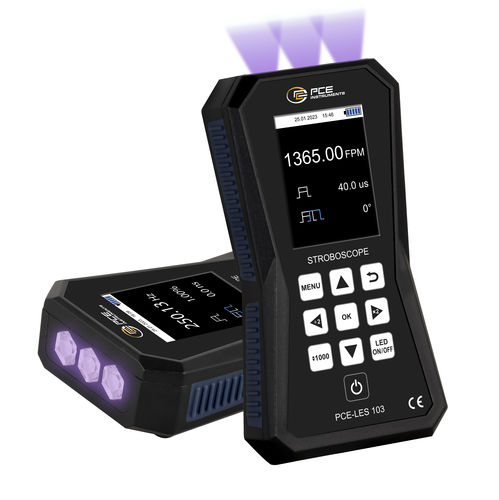 Digitales Stroboskop - PCE-LES 103UV - PCE Deutschland GmbH - LED / tragbar / UV