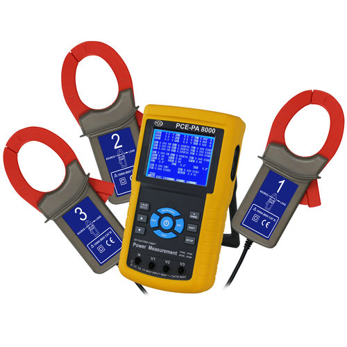 Multimeter-Wattmeter - PCE-PA 8000 - PCE Deutschland GmbH - Scheinleistung / Wirkleistung / Blindleistung