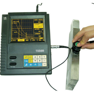 Materialdickenmessgerät - TUD210 - TIME SHIJIN Group - tragbar / mit PULSE-Technologie / echo-to-echo