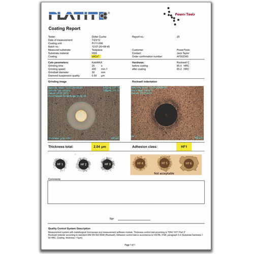 Software zur Qualitätskontrolle - PLATIT AG