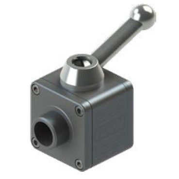 Kugelventil - MONOPOK series - POK - manuell / symmetrisch / Aluminium