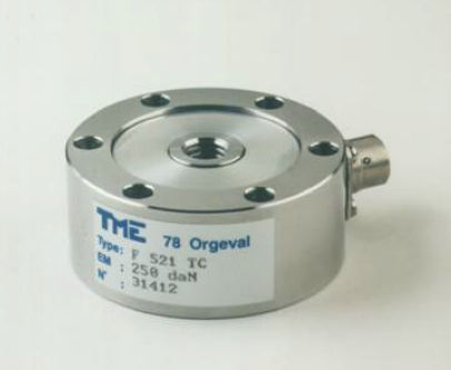 Druckkraft-Wägezelle - max. 5 000 daN | F 521 TC - TME - Zug- und Druckkraft / Zugkraft / Pancake-Typ