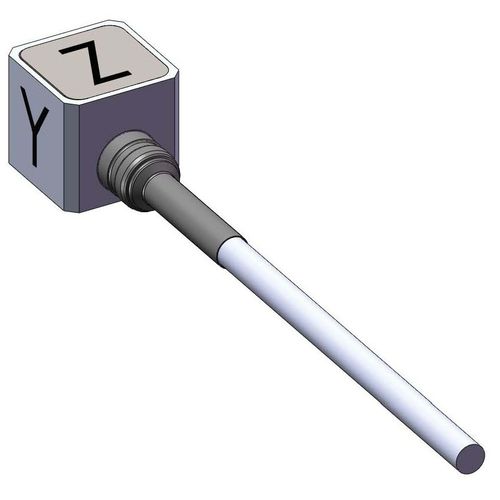 Dreiachsiger Beschleunigungsmesser - 3133A2 - DYTRAN INSTRUMENTS - piezoelektrisch / IEPE / Ultraminiatur