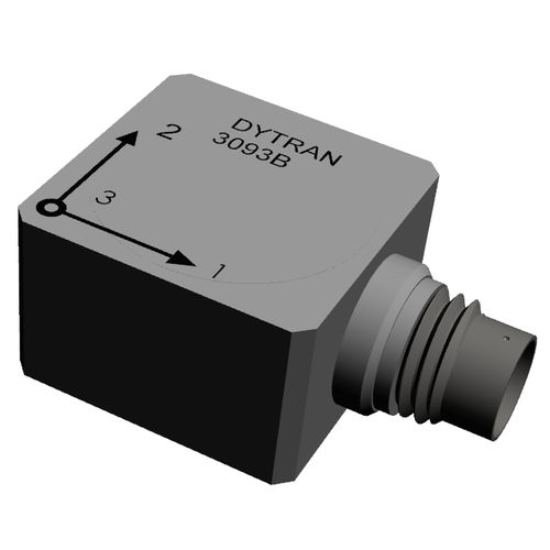 Dreiachsiger Beschleunigungsmesser - 3093B1 - DYTRAN INSTRUMENTS - piezoelektrisch / IEPE / Miniatur