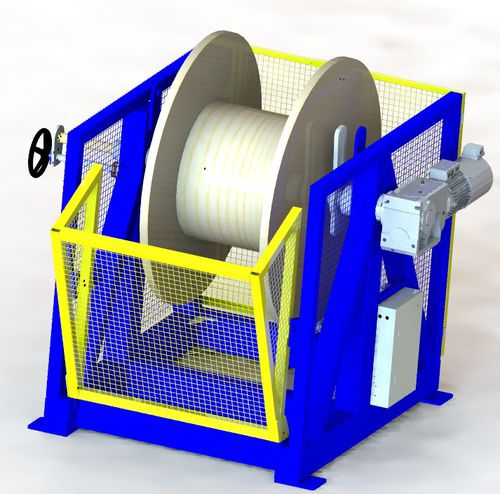 Motorisierter Abwickler - DVFD-3TN - LOIMEX - Kabeltrommel / für Kabel / robust