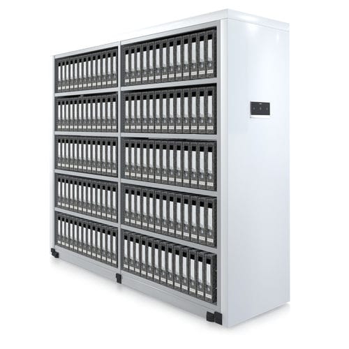 Büroschrank - Bruynzeel Storage System - bodenstehend / Schließfach / Fachböden