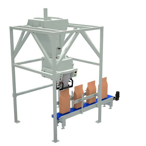 Vertikale Absackmaschine - ILERFIL AB   - TMI, Técnicas Mecánicas Ilerdenses, SL - per Gewicht / halbautomatisch / für Granulat