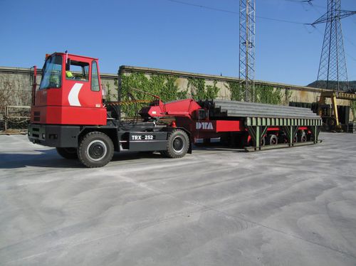 Plattformanhänger - DTA - für den Schiffsbau / 6-Achsen / angehängt