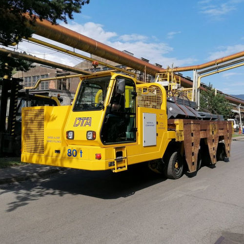 Wagen für Materialumschlag - DTA - für schwere Lasten / für Transportgeräte mit Lenkrollen / für große Werkstücke