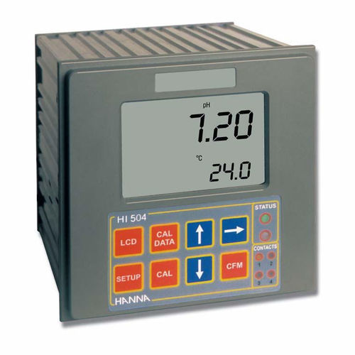 Festinstalliertes pH-Messgerät - HI-504 series - NEURTEK - Prozess / mit LCD-Display