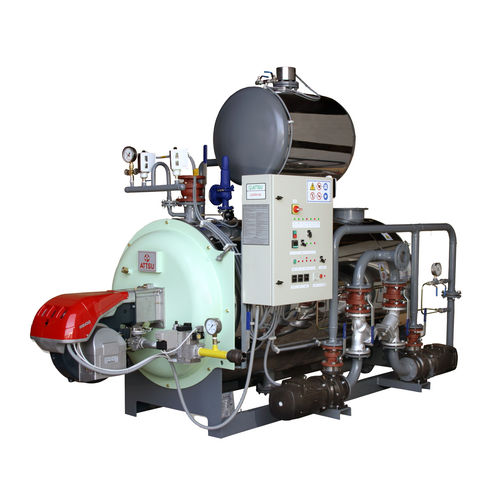 Kessel für Hochdruck-Heißwasser - RLAS series - ATTSU TERMICA S.L. - Erdgas / Biogas / Heizöl