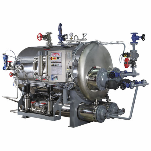 Heißdampfgenerator - VL-INOX - ATTSU TERMICA S.L. - für Hochdruck-Heißwasser / Thermalöl / horizontal