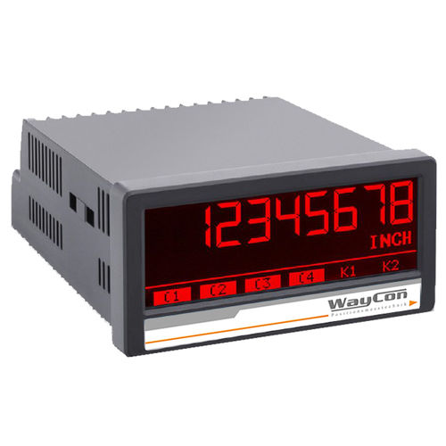 LED-Display - WAY-SX - WayCon Positionsmesstechnik GmbH - mit Touchscreen / zweizeilig / 8-stellig