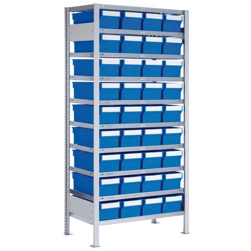 Werkstatt-Regalsystem - LB GR 4/36 - Lockweiler Plastic Werke GmbH - Fachboden / für Schachteln