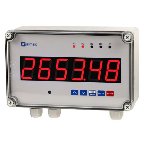 Wandmontierter Durchflussmesser - SPP-638 series - SIMEX Sp. z o.o. - für Flüssigkeiten / für Gas / 4-20 mA