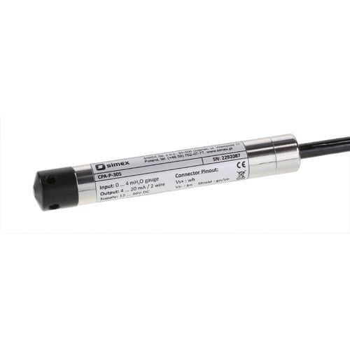 Hydrostatische Tauchsonde - CPA-P-305 series - SIMEX Sp. z o.o. - für Flüssigkeiten / 4-20 mA / 2-Leiter