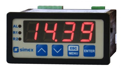 Prozessanzeiger - SWS-73 series - SIMEX Sp. z o.o. - digital / LED / Einbau