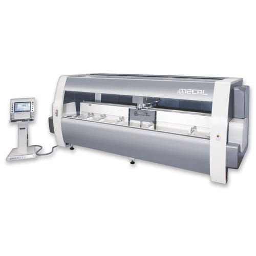 CNC-Bearbeitungszentrum / 4-Achs - MC 307 FALCON TM MMI - MECAL - vertikal / für Stahl / für PVC