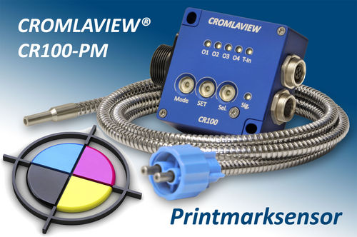 Photoelektrischer Farbmarkensensor - CROMLAVIEW ® CR100 PM - ASTECH Angewandte Sensortechnik GmbH
