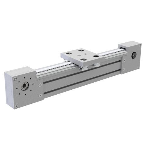 Linearführung mit Röllchen - ADM series - C.T.S. - Aluminium / maßgefertigt / riemengetriebener