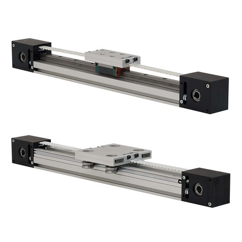 Gleitläufer-Linearführung - AK series - C.T.S. - mit Röllchen / kompakt / Aluminium