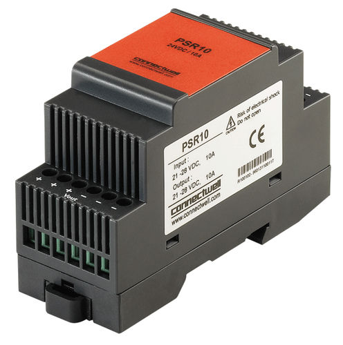 Redundanzmodul / DC für Ausschneidevorgänge - 24 V, 10 A | PSR10 - Connectwell Industries - für DC-Netzteile
