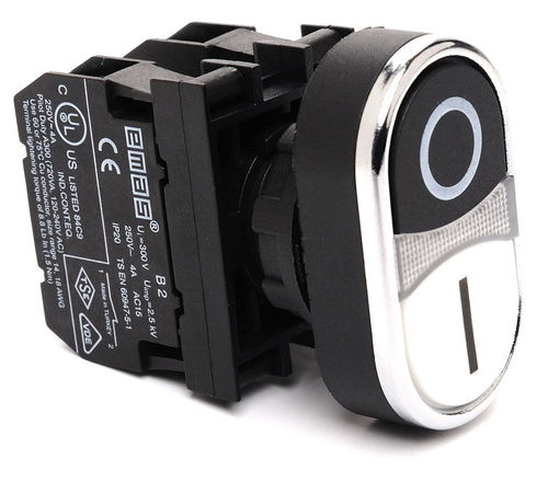 Standard-Drucktaster - B102K20HB  - EMAS - elektromechanisch
