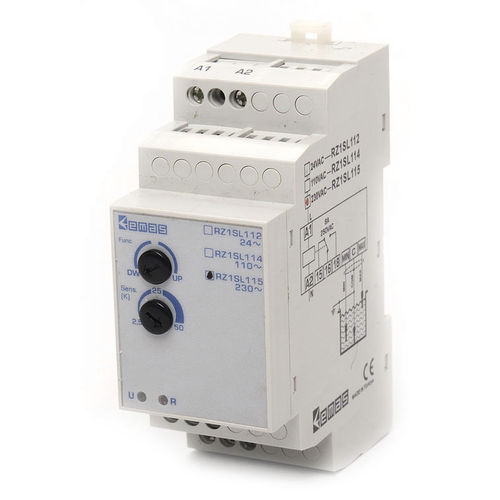 Niveaukontrollrelais - RZ1SL series - EMAS - AC/DC / einphasig / für DIN-Schiene
