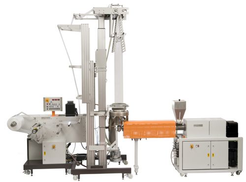 Kompakte Extrusionsanlage - 300 / 400 / 550 series - Göttfert Werkstoff-Prüfmaschinen - Blasfolien / für Thermoplaste / für lebensmittelechte Folien