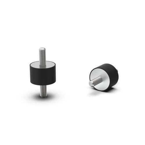 Zylindrische elastische Lagerung - BK45.0001 series - Bäcker - Metall / Gummi / Typ B