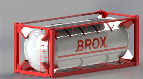 Speicher-Tankcontainer - BROX BOILER & BURNER COMPANY - Transport / für LPG / zylinderförmig