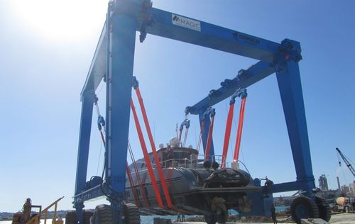 Mobiler Portalkran - MBH 260 - CIMOLAI TECHNOLOGY - für Schiffsentladung