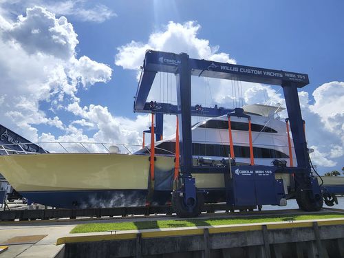 Mobiler Portalkran - MBH 155 US t - CIMOLAI TECHNOLOGY - für Schiffsentladung