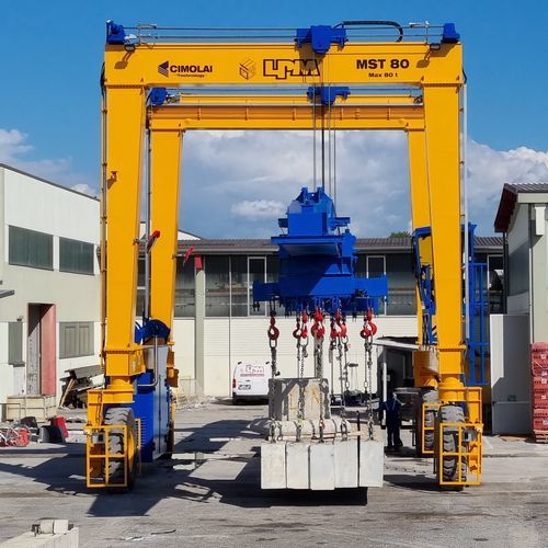 Portalstapler-Portalhubwagen - MST 80 - CIMOLAI TECHNOLOGY - für schwere Lasten / mit Gummireifen