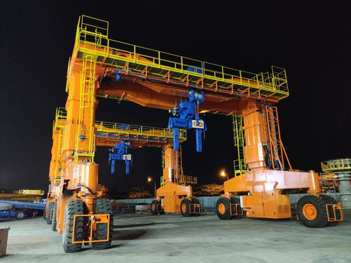 Portalstapler-Portalhubwagen - MST 230 - CIMOLAI TECHNOLOGY - höhenverstellbar / mit Gummireifen