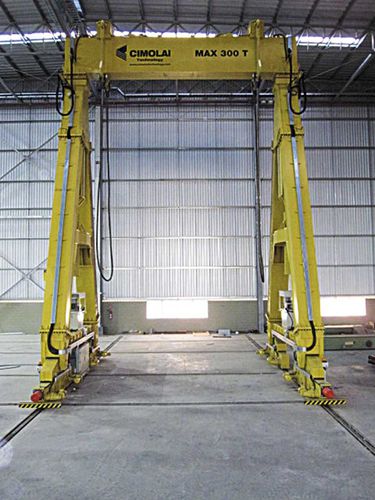 Schienenmontierter Portalkran - RGC 300 - CIMOLAI TECHNOLOGY