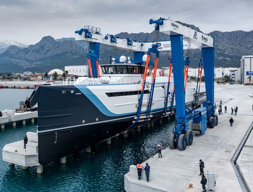 Mobiler Portalkran - MBH 560 - CIMOLAI TECHNOLOGY - für Schifffahrtsanwendungen / für Schiffsentladung