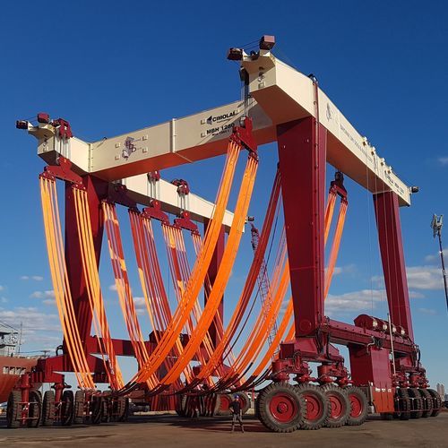 Mobiler Portalkran - MBH 1280 - CIMOLAI TECHNOLOGY - für Schiffsentladung