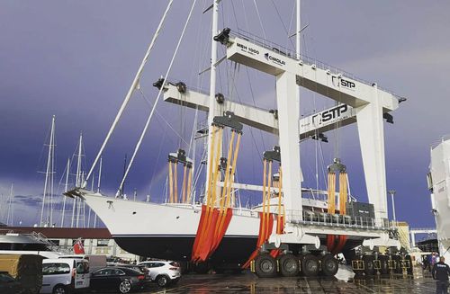 Mobiler Portalkran - MBH 1000 - CIMOLAI TECHNOLOGY - für Schiffsentladung