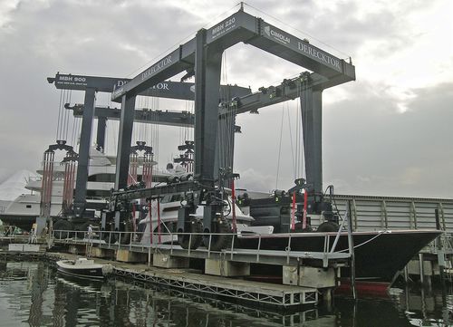 Mobiler Portalkran - MBH 220 - CIMOLAI TECHNOLOGY - für Schiffsentladung
