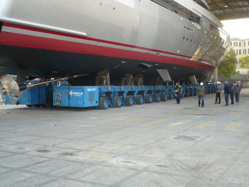 Selbstfahrender Wagen / mehr als 6 Achsen - MBT 350 + MBT 190 - CIMOLAI TECHNOLOGY - für Boot