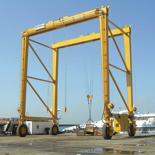 Portalhubwagen für Schifffahrtsanwendungen - MST 60 - CIMOLAI TECHNOLOGY - mit Gummireifen
