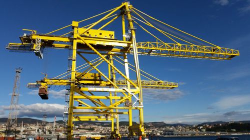 Mobiler Kran - RGC 100 - CIMOLAI TECHNOLOGY - Schiffsbeladung